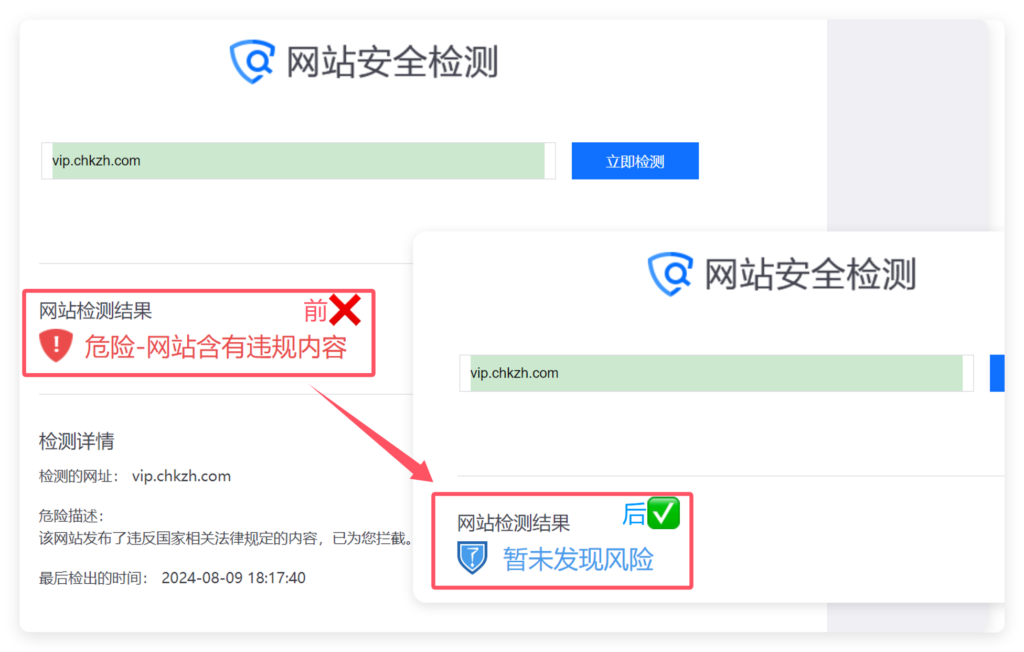图片[2]-网站域名拦截爆红全套解封教程_2小时100%成功实战细节-创客站